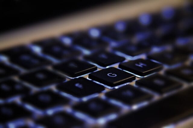 Laptoptastatur mit Hintergrundbeleuchtung